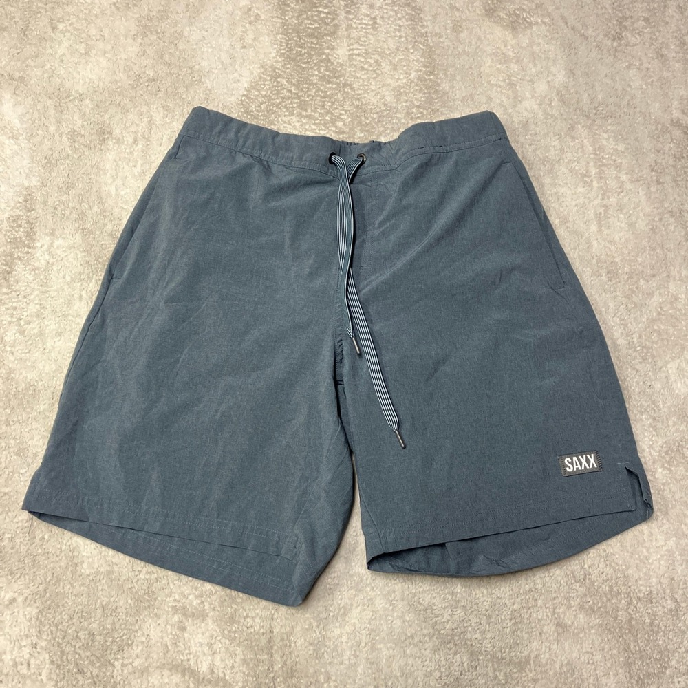 SAXX Shorts Sport 2 Life 2N1 Ballpark Pouch 7" Charcoal Grey Mens Size S